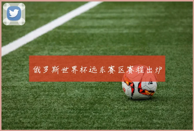 俄罗斯世界杯远东赛区赛程出炉